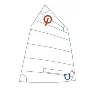 Vela para Optimist de Regata modelo 2.0 Rojo -  J Sails