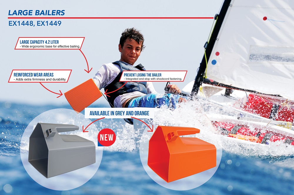 Achicador Optimist ergonómico 4.2 L Naranja. EX 1448 - Optiparts - Imagen 3