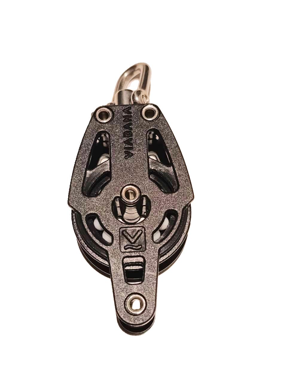 Polea Composite con ball bearing de 38mm con girador y arraigo - Viadana (Italia)