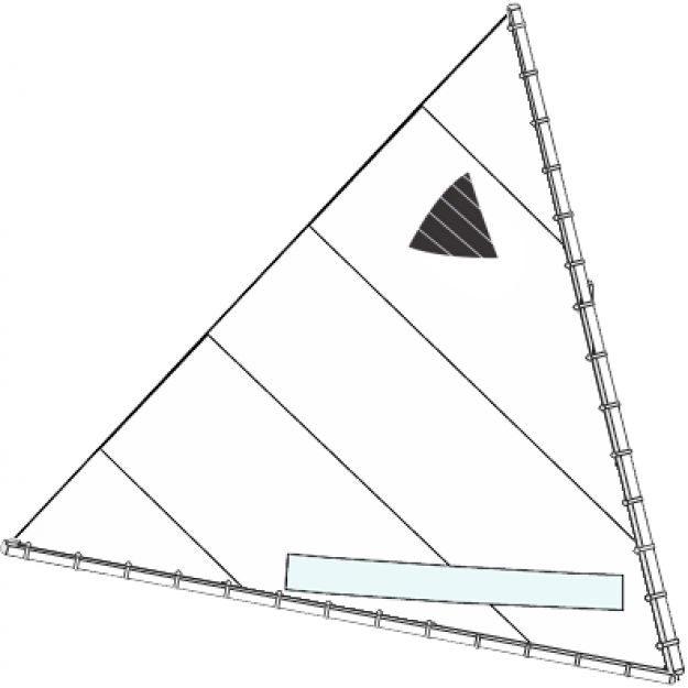 Vela para Sunfish de Regata. North Sails.