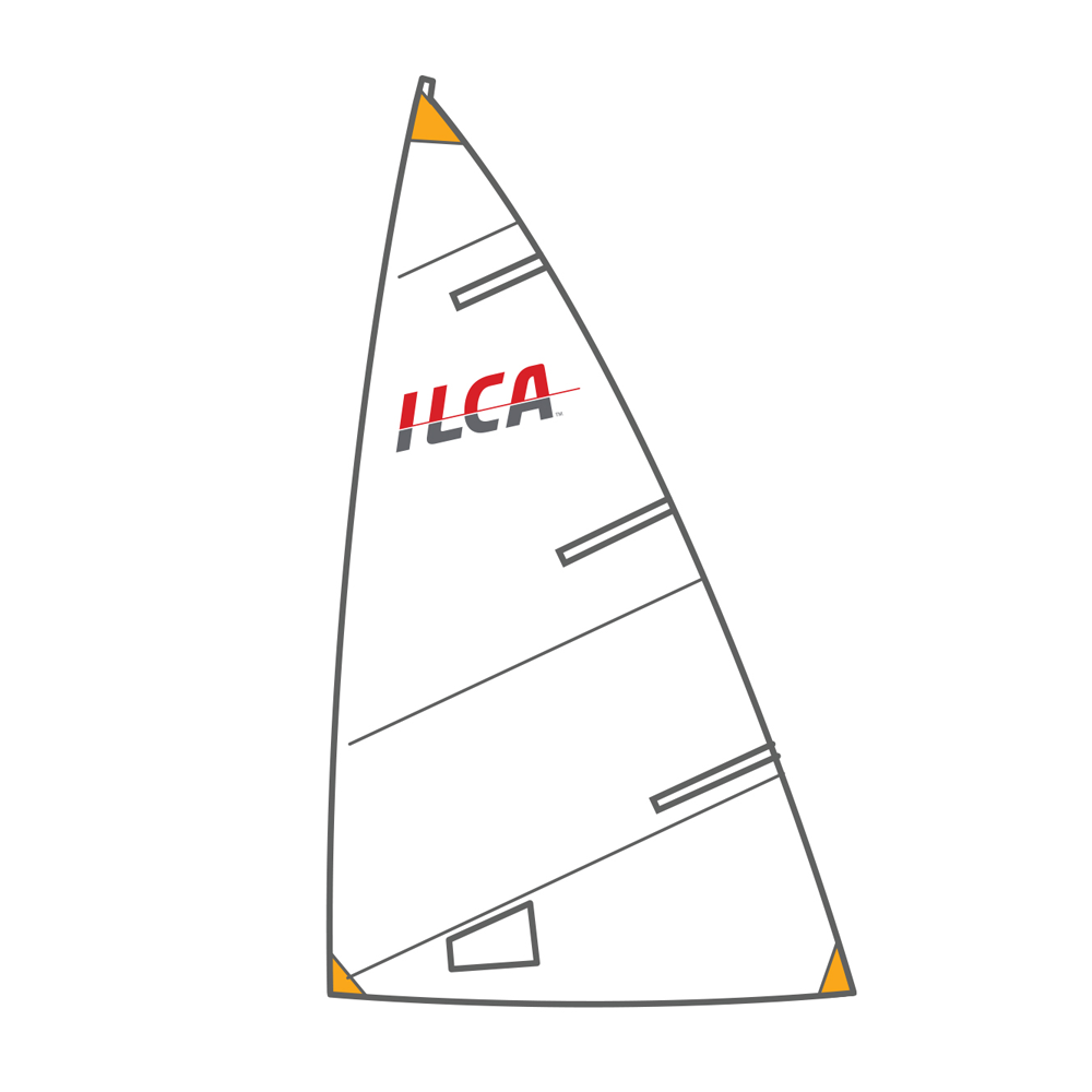 Vela para ILCA 4 de Regata. Hyde Sails (Reino Unido).