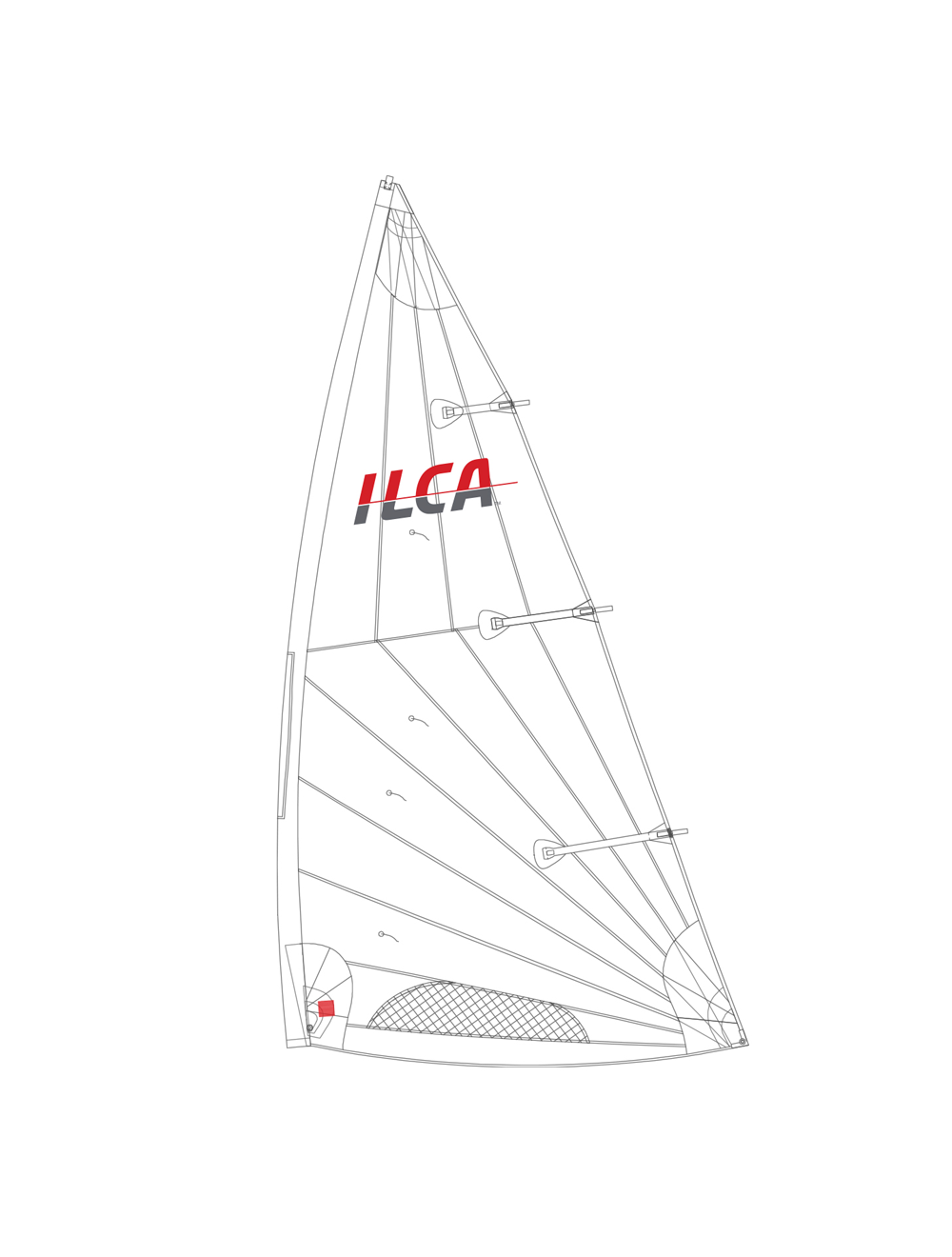 Vela para ILCA 7 de Regata. Hyde Sails (Reino Unido).