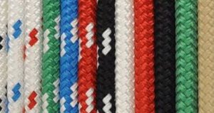 Driza de 5mm (3/16") Novabraid XLE color sólido rojo con trazador