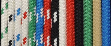 Driza de 5mm (3/16") Novabraid XLE color sólido rojo con trazador